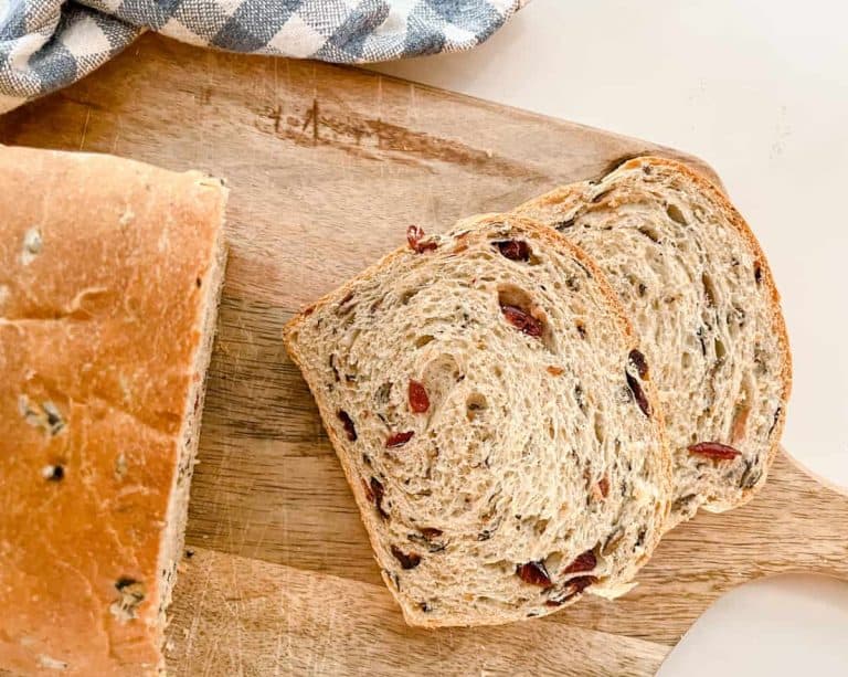Cranberry Wild Rice Bread Recipe Fox Farm Home