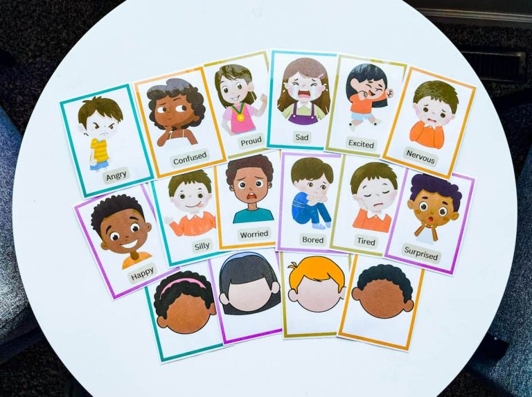 Free Printable Emotions Flashcards For Kids With Game Ideas