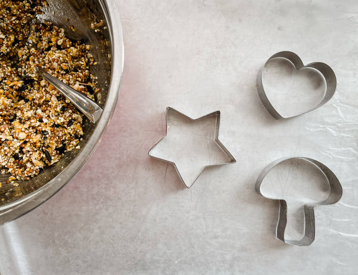 How to Make Birdseed Ornaments Fox Farm Home