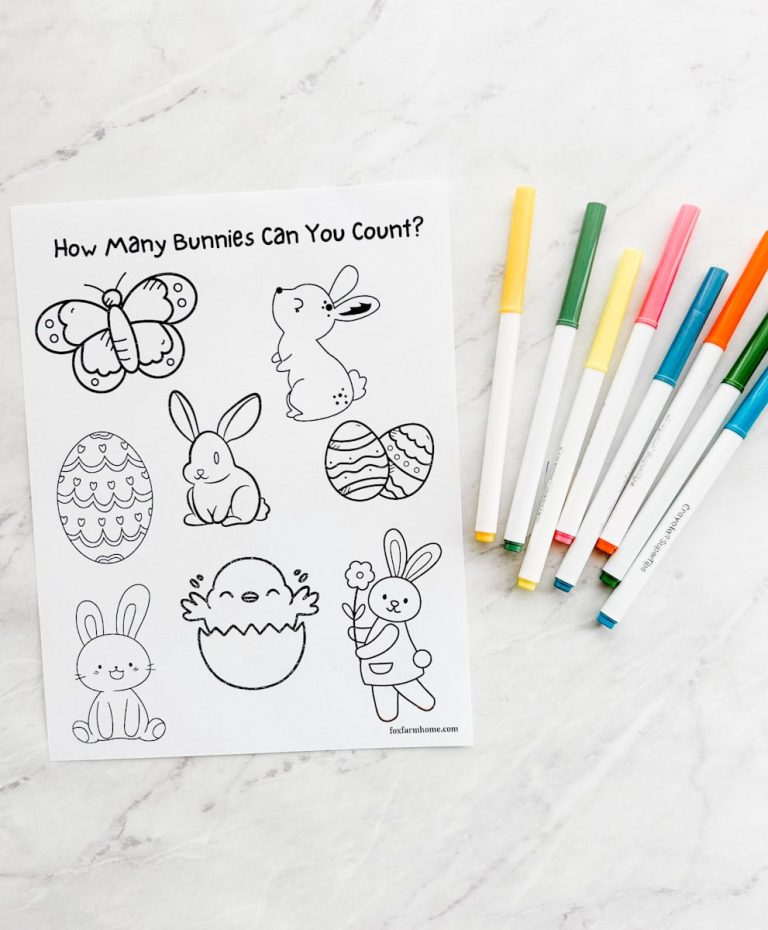Free Printable Easter Coloring Pages For Kids - Fox Farm Home