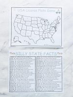 License Plate Game- Printable Road Trip Game For Kids - Fox Farm Home