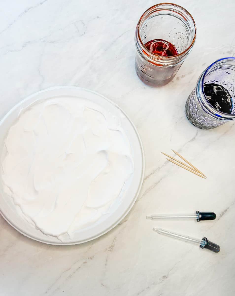 Shaving Cream Fireworks 4th of July Craft For Kids Fox Farm Home