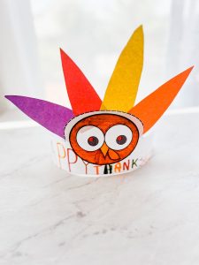 Completed turkey hat
