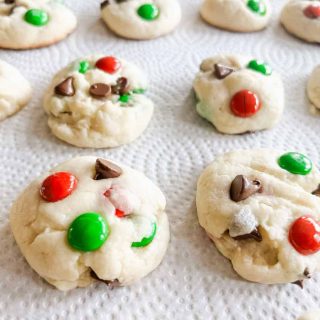 cookies set out on paper towel