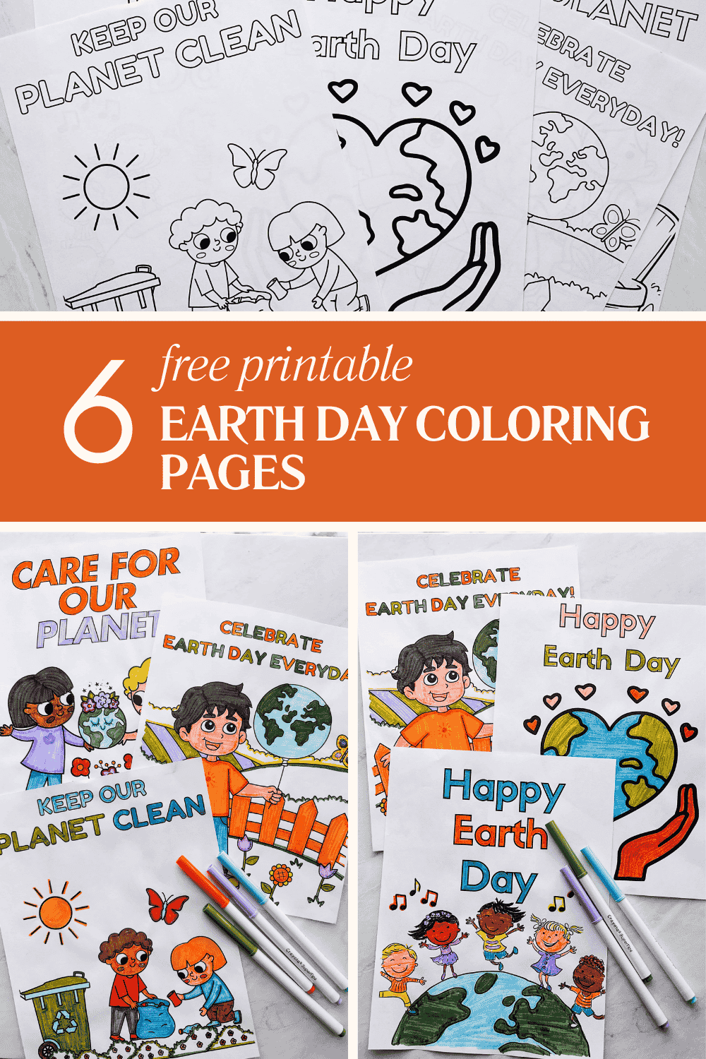 Free Earth Day Coloring Pages For Kids - Fox Farm Home
