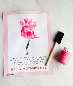 completed handprint poem printable