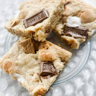 s'mores bars on plate