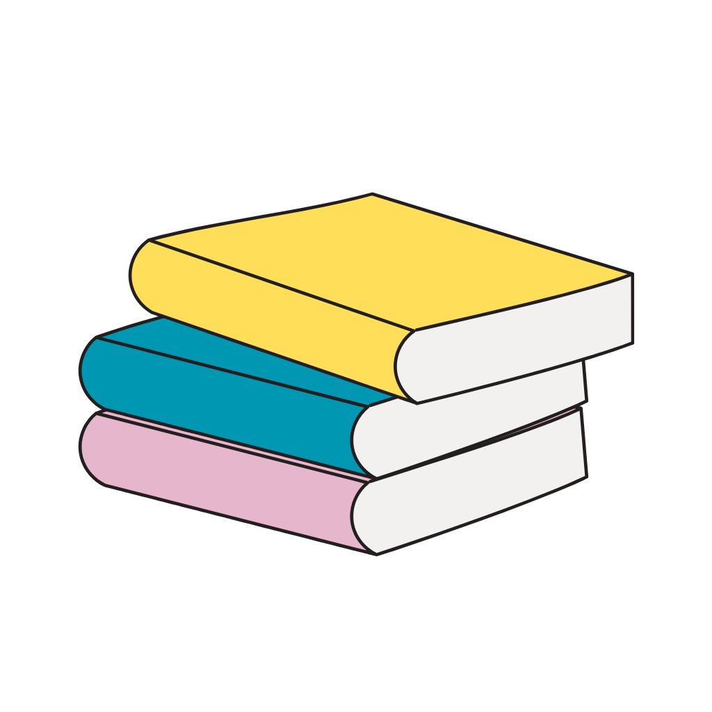 pile of 3 books