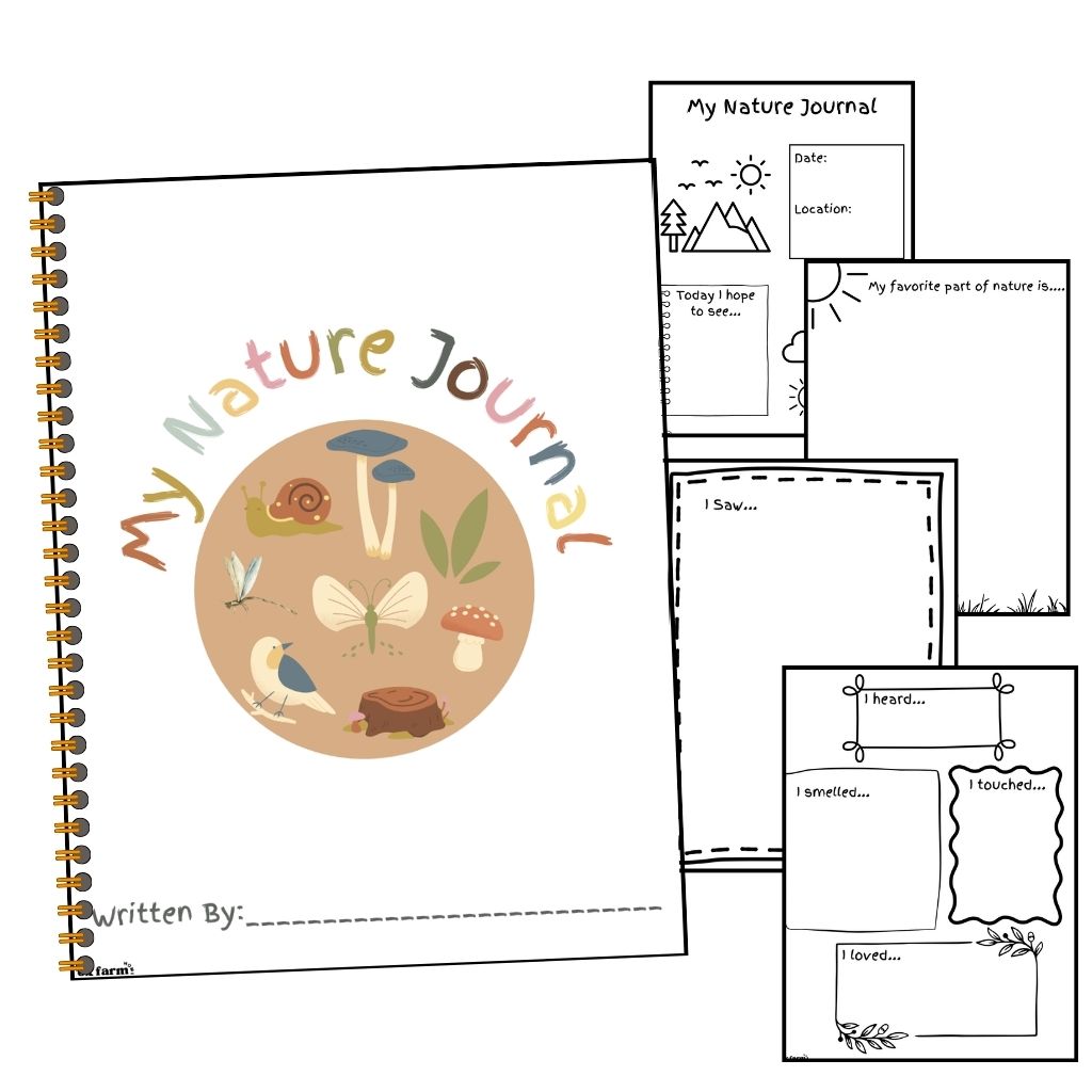 Journal opt in photo with the nature journal and the 4 pages included
