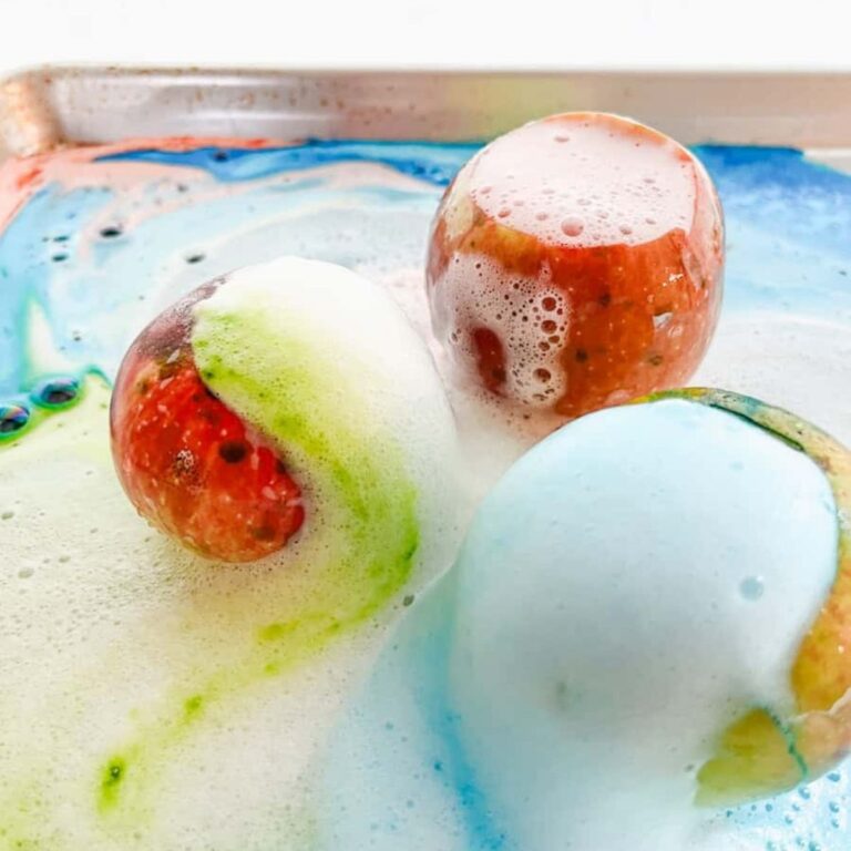 Bubbling Apple Volcano Experiment - Fun Fall Science