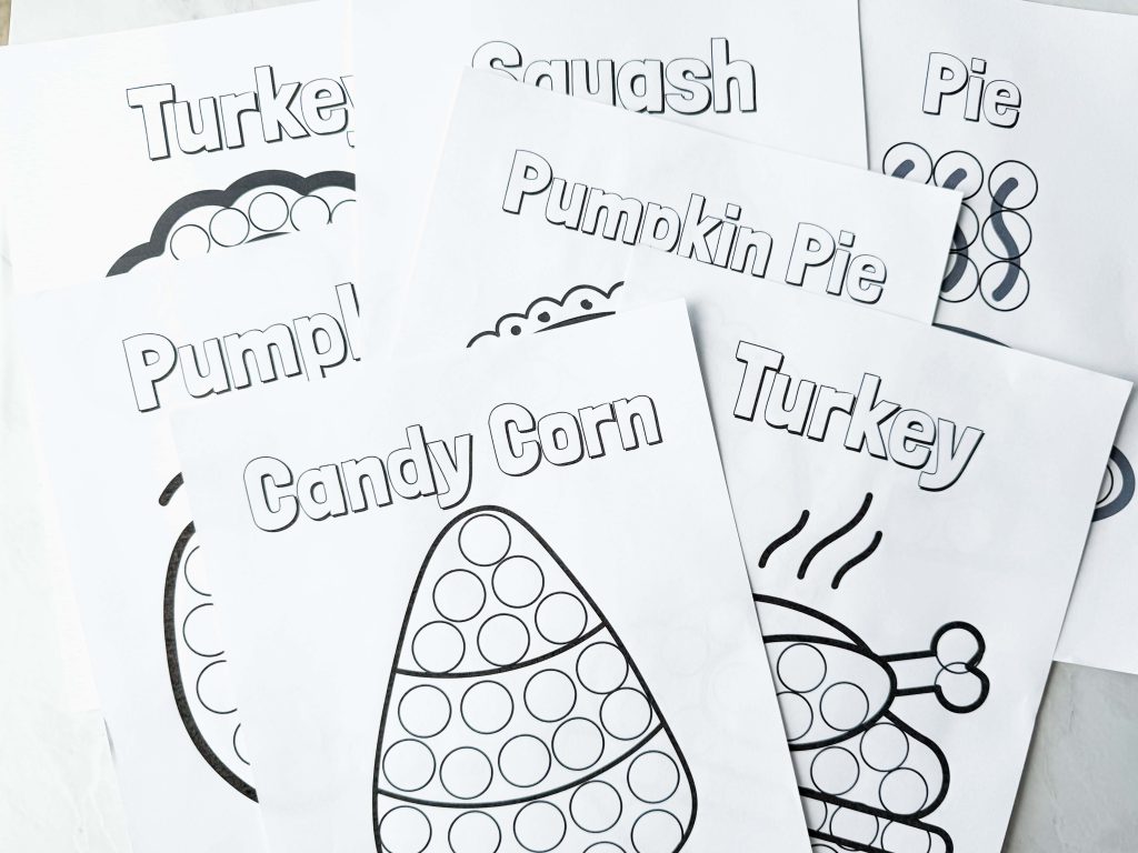all printable pages on a pile together