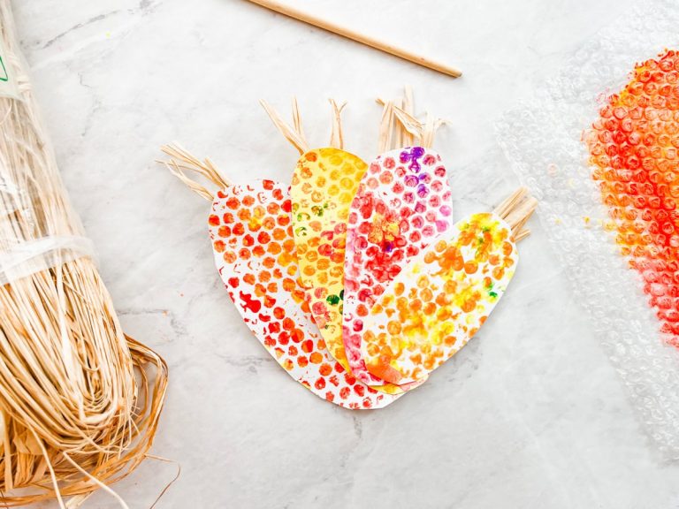 Thanksgiving Corn Craft for Preschoolers
