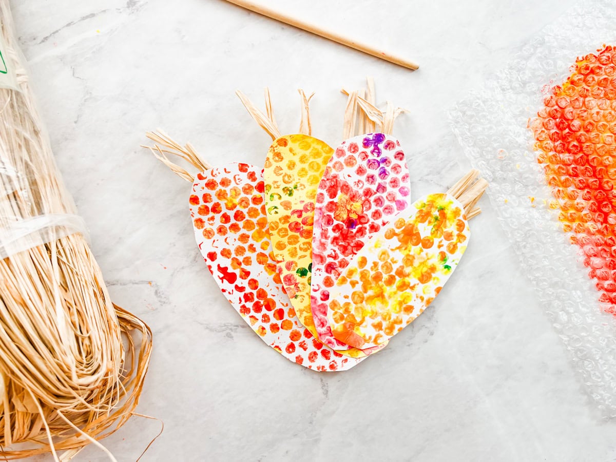 Thanksgiving Corn Craft for Preschoolers